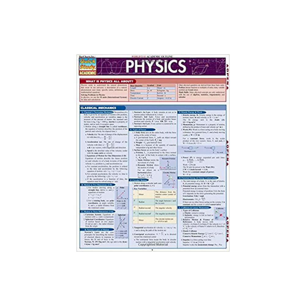Barchart, Study Guide, Physics